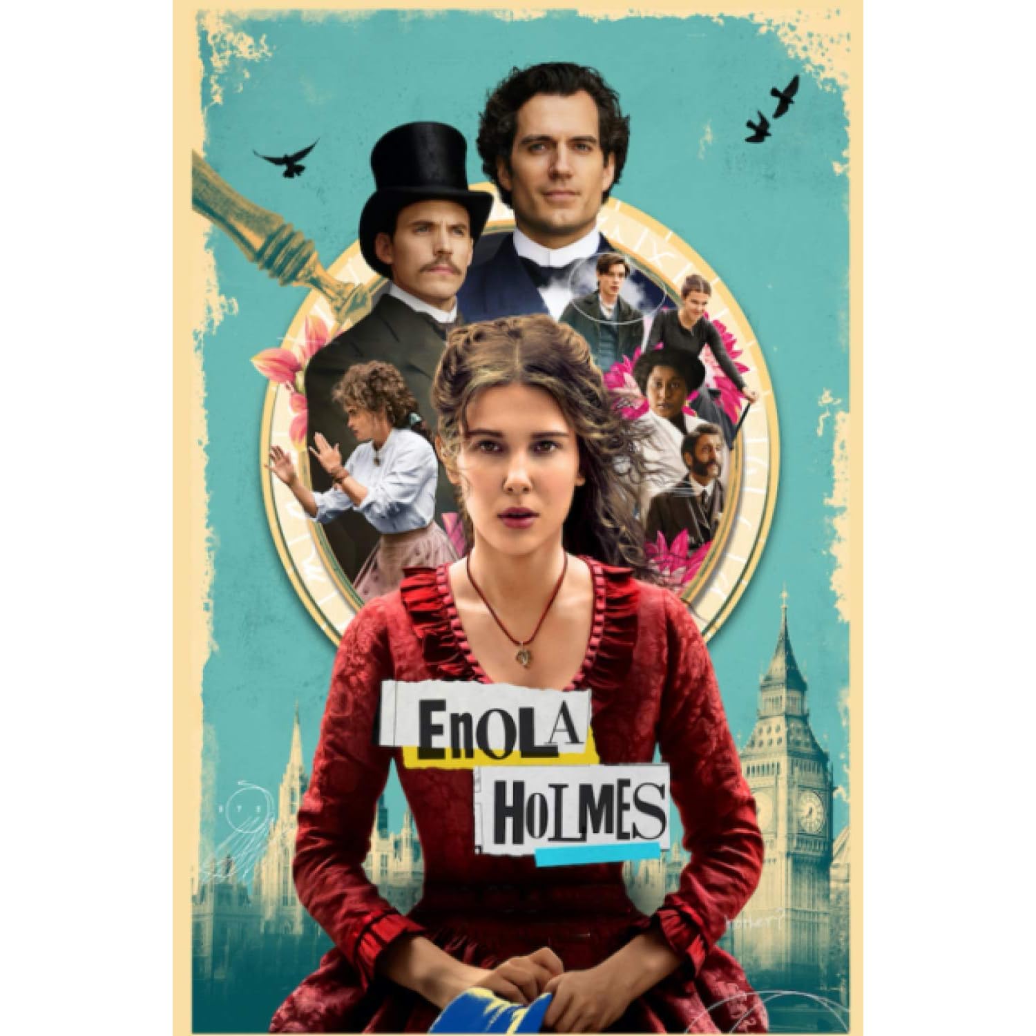 Enola Holmes 2020 Enola Holmes Movie Enola Holmes Mysteries Enola Holmes Paperback Fans Notebook Journal Gift By Inaox Books