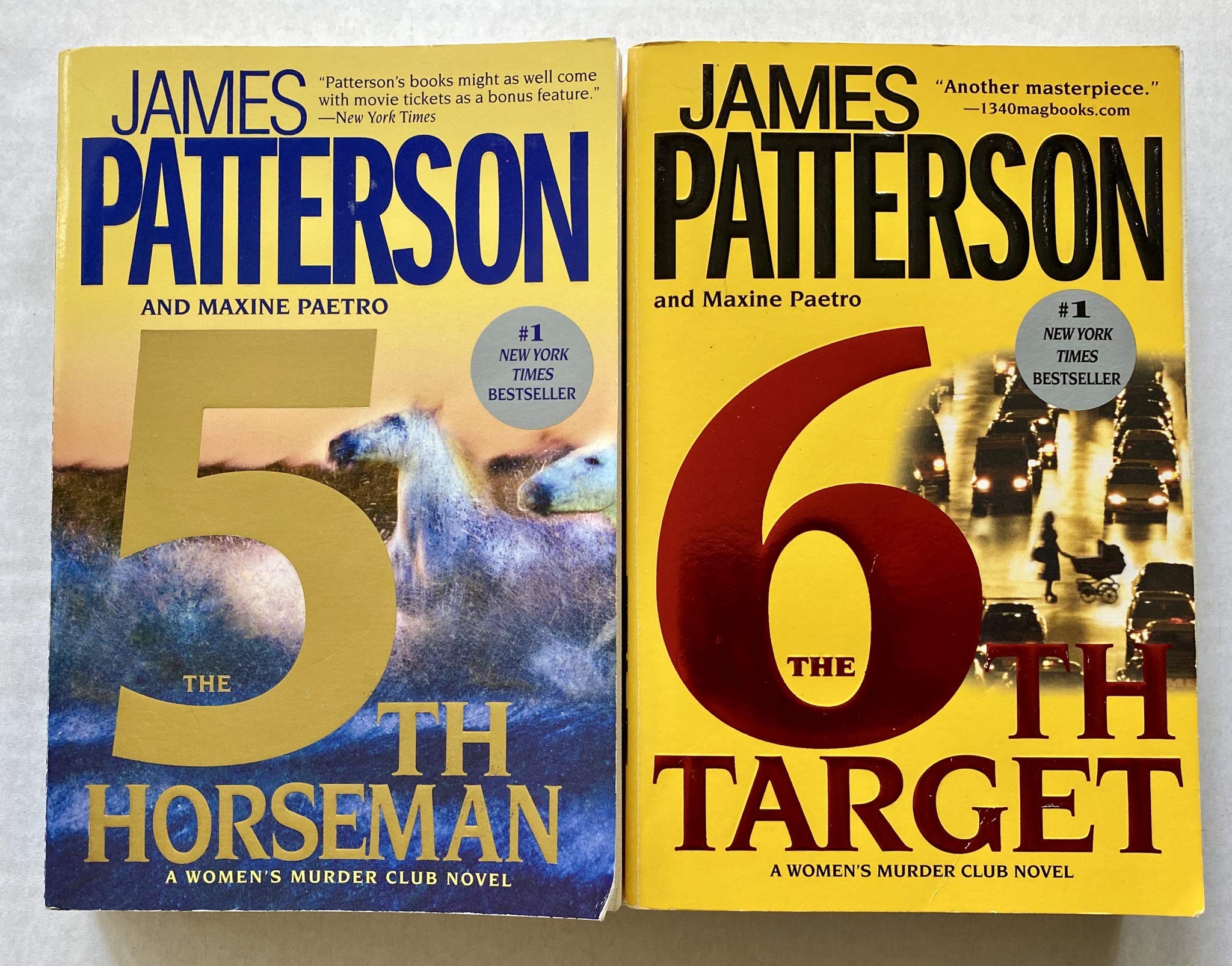 2 Books! 1) The 5th Horseman 2) The 6th Target (Paperback)