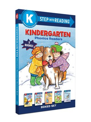 Kindergarten Phonics Readers Boxed Set: Jack and Jill and Big Dog Bill, The Pup Speaks Up, Jack and Jill and T-Ball Bill, Mouse Makes Words, Silly Sara (Step into Reading Boxed Set)