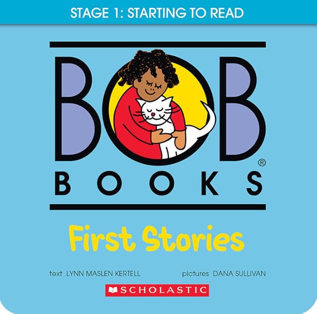 Bob Books - First Stories Box Set | Phonics, Ages 4 and up, Kindergarten (Stage 1: Starting to Read)