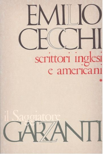 Scrittori inglesi e americani. Volume I