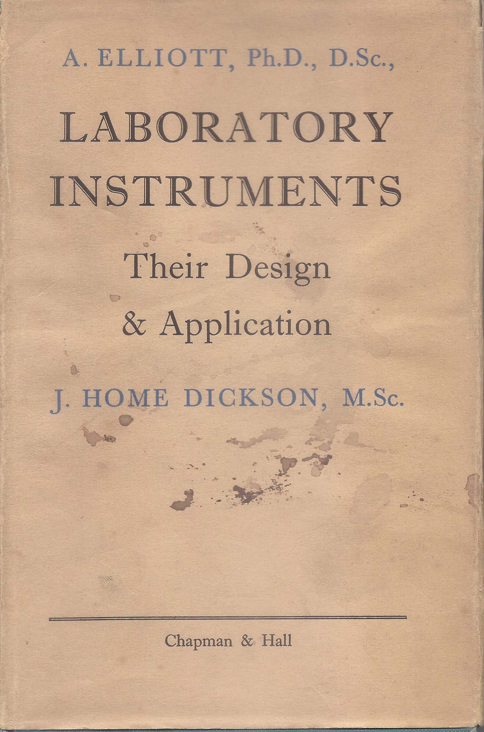 Laboratory Instruments Their Design & Application