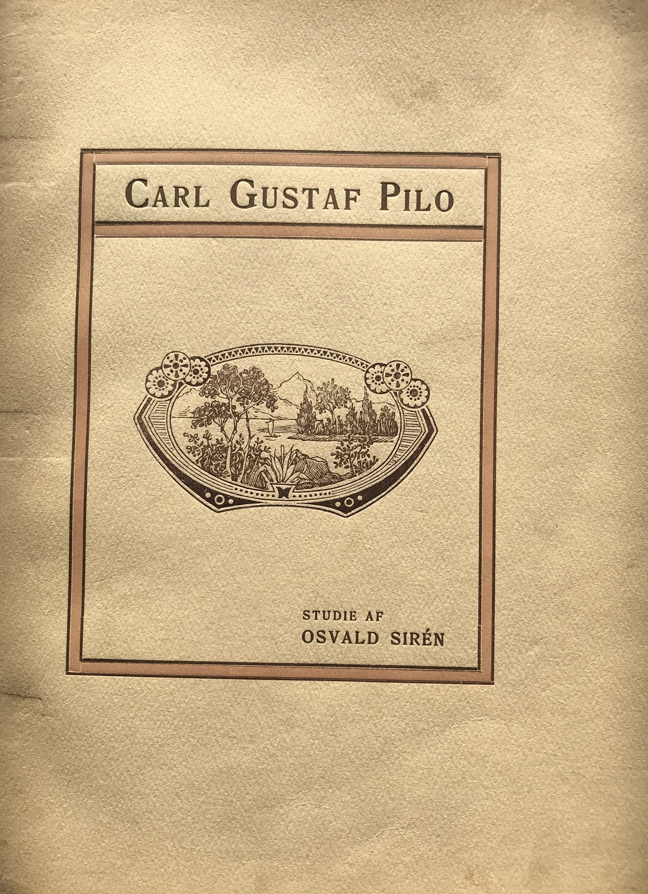 Carl Gustaf Pilo: En studie