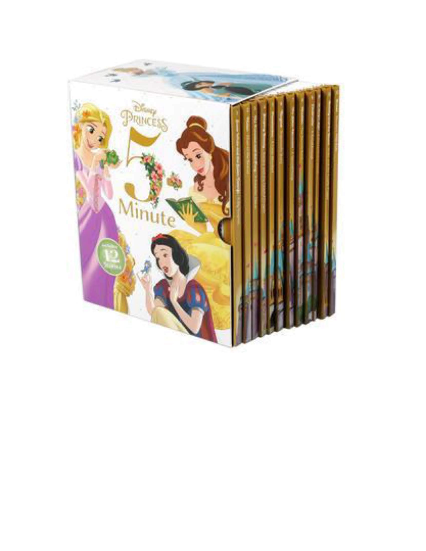 Disney Princess 5 Minute Stories: 12 Book Box Set (Hardcover)