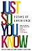 Just So You Know: Essays of...