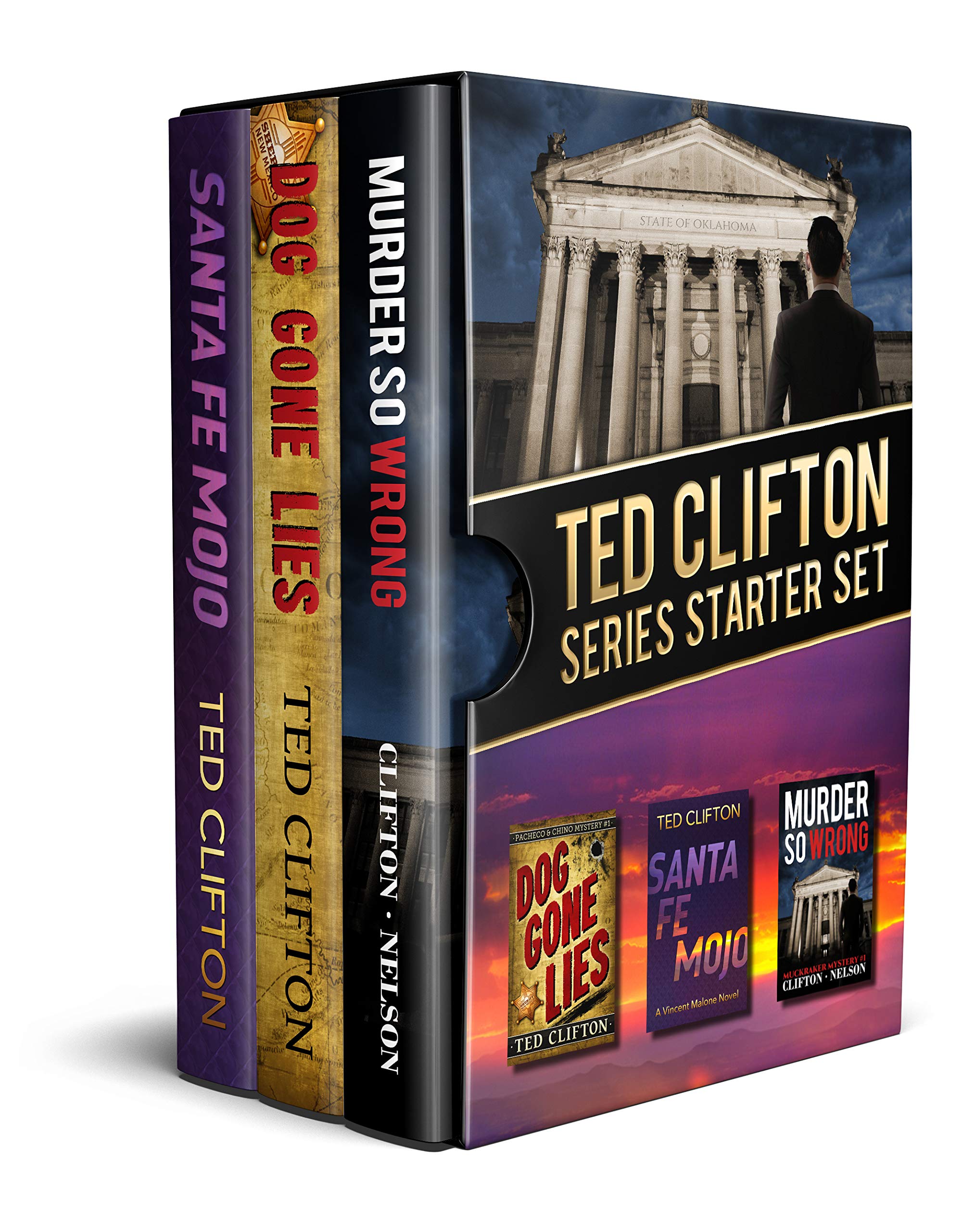 Ted Clifton Series Starter Set: Santa Fe Mojo, Dog Gone Lies, Murder So Wrong (Kindle Edition)