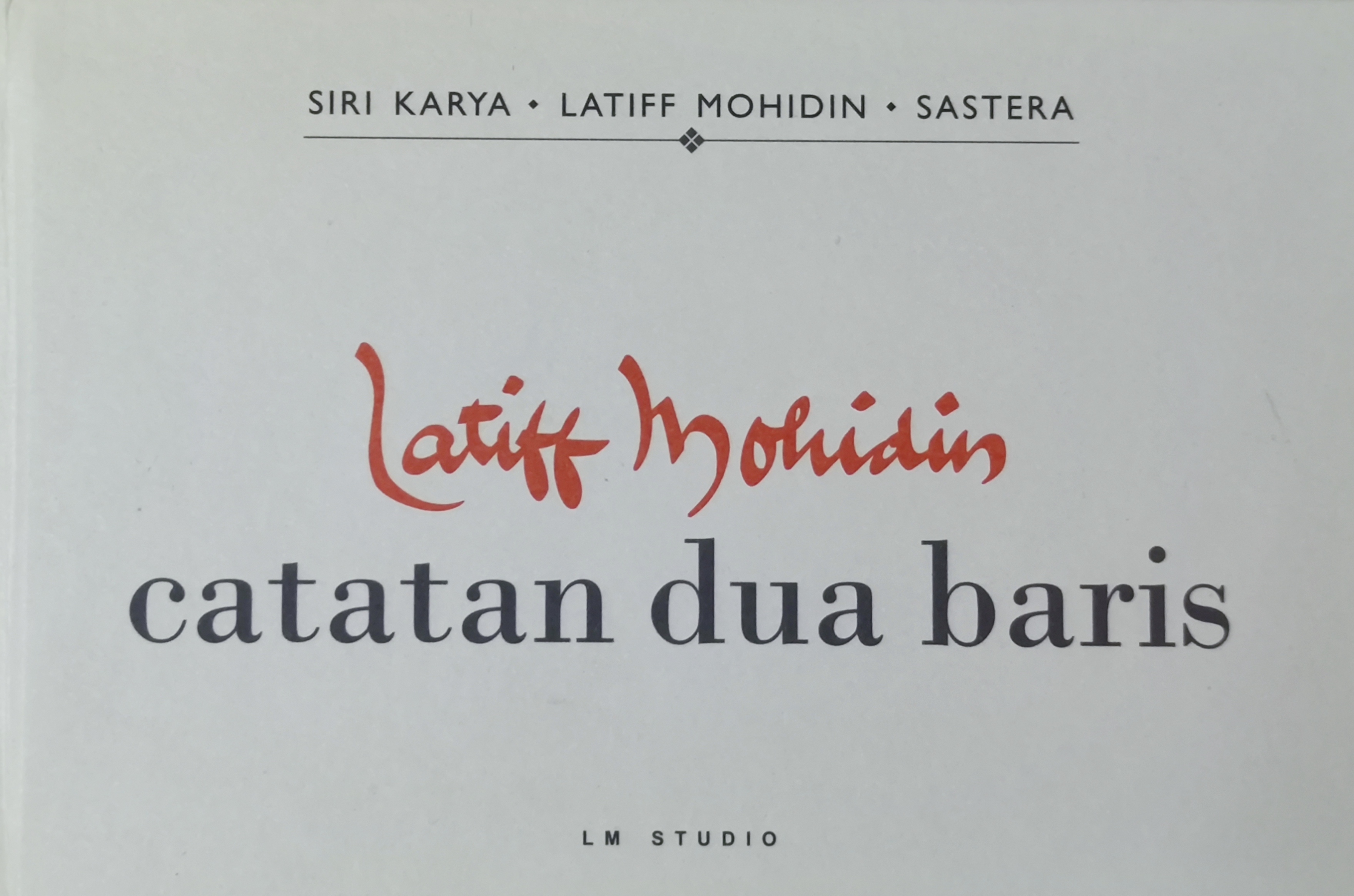 Catatan Dua Baris (Hardcover)
