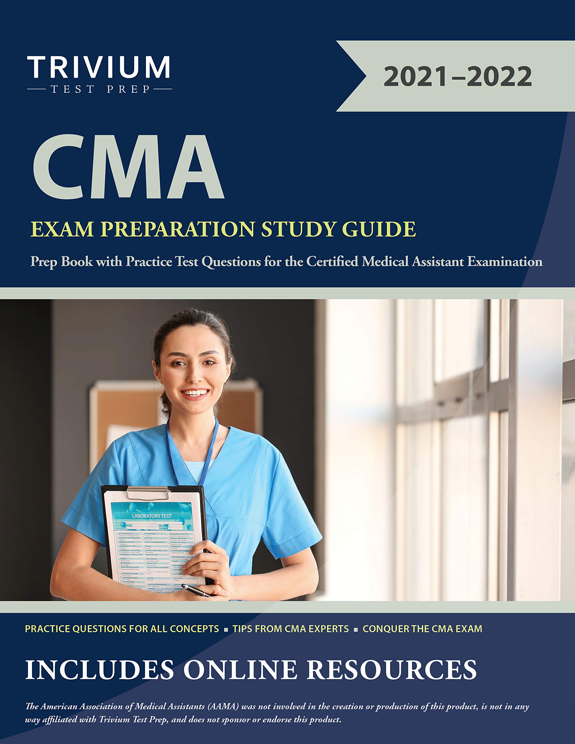 CMA Exam Preparation Study Guide: Prep Book with Practice Test Questions for the Certified Medical Assistant Examination (Kindle Edition)