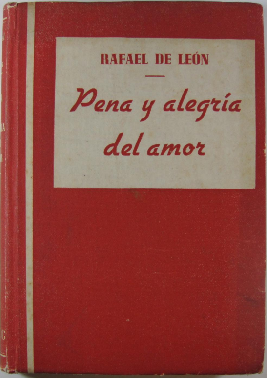 Pena y alegría del amor y otros versos