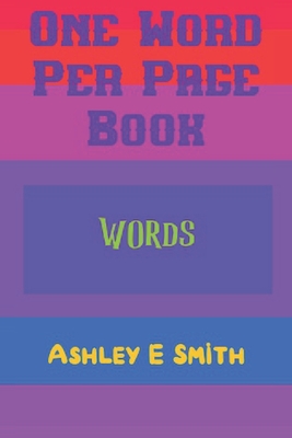 One Word Per Page Book