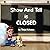 Show and Tell is CLOSED by Tanja Kobasic