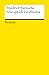 Also sprach Zarathustra by Friedrich Nietzsche Also sprach Zarathustra by Friedrich Nietzsche