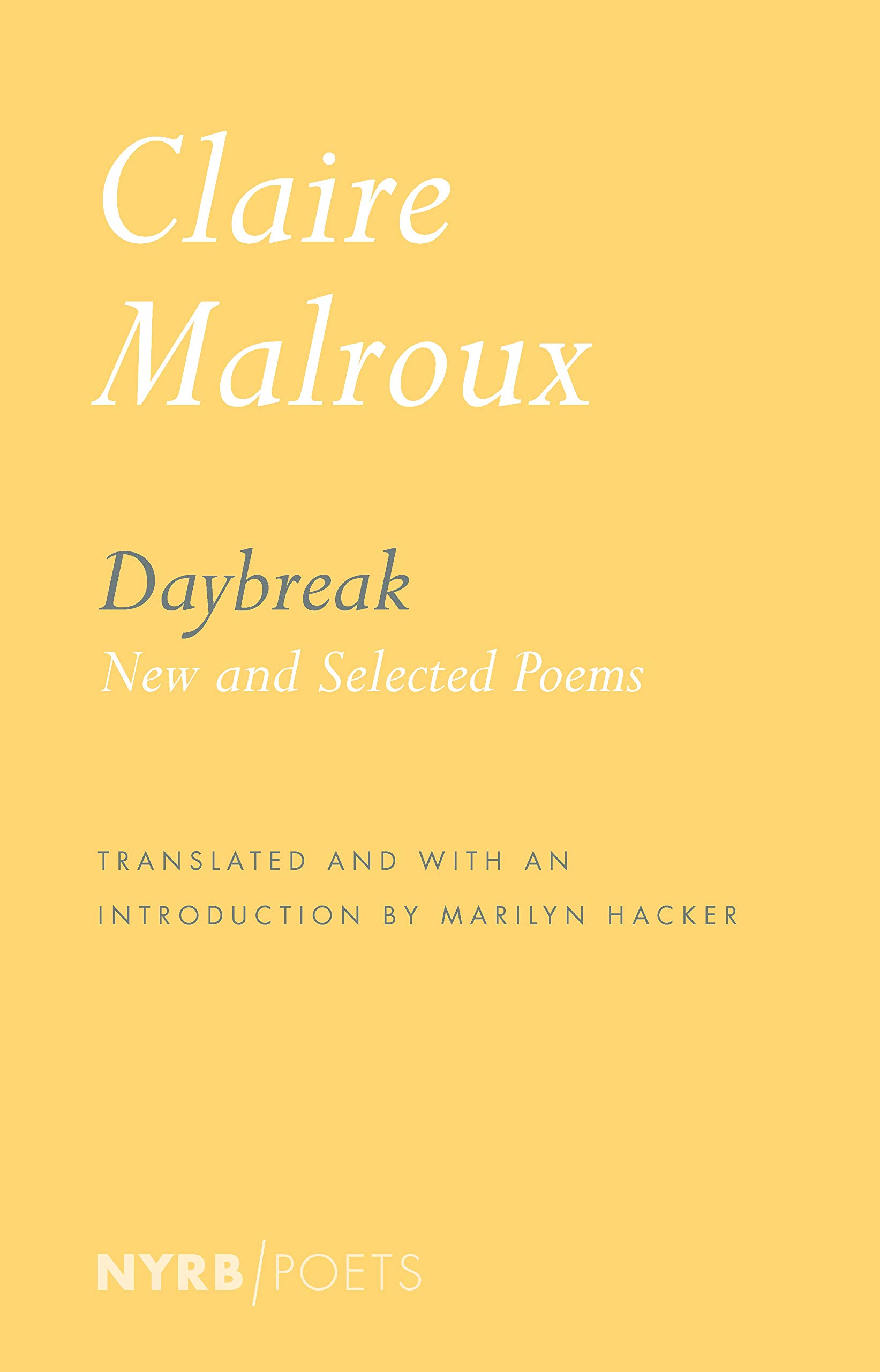 Daybreak: New and Selected Poems (Paperback)