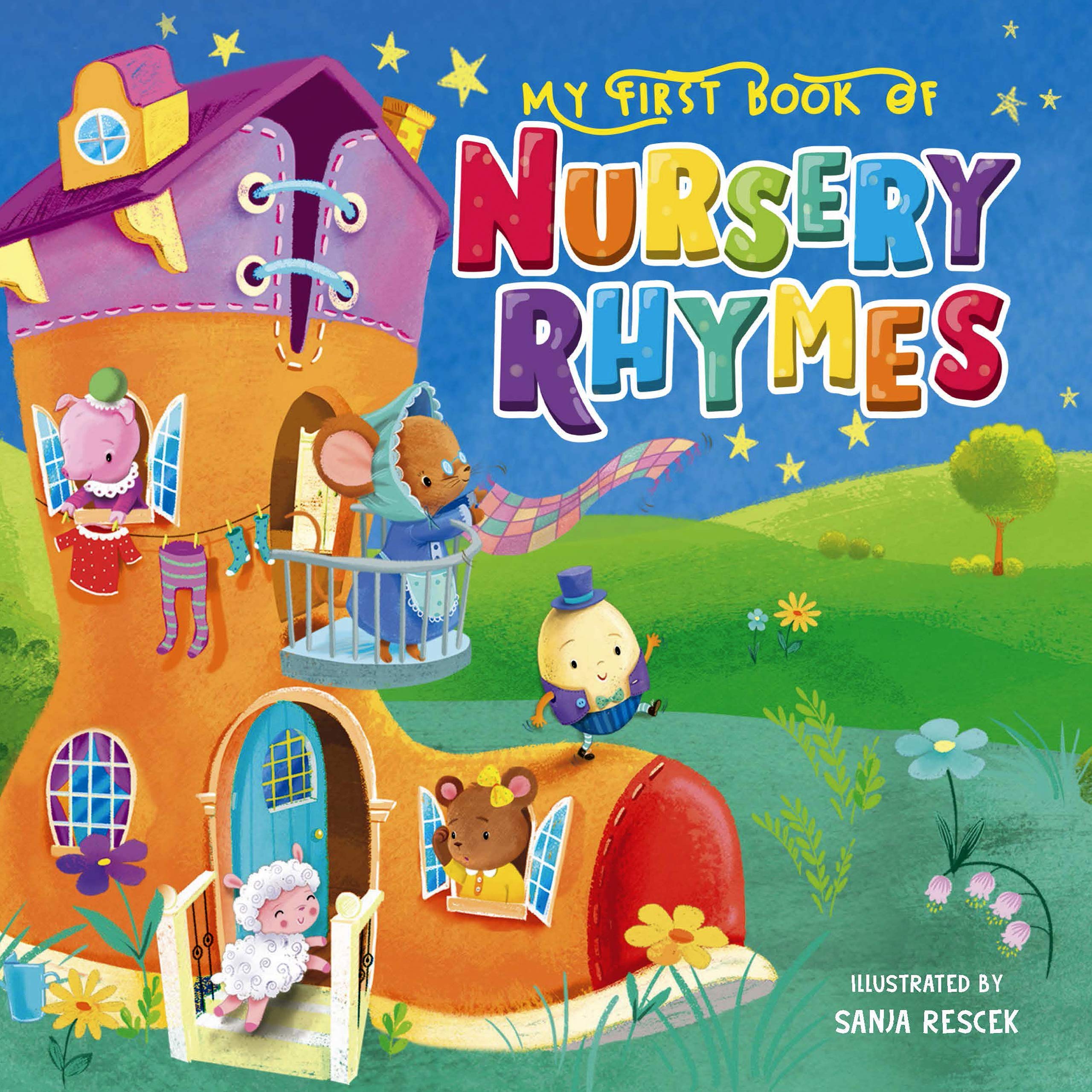 My First Book of Nursery Rhymes - Padded Board Book - Classics (Board book)