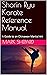 Shorin Ryu Karate Reference Manual: A Guide to an Okinawan Martial Art