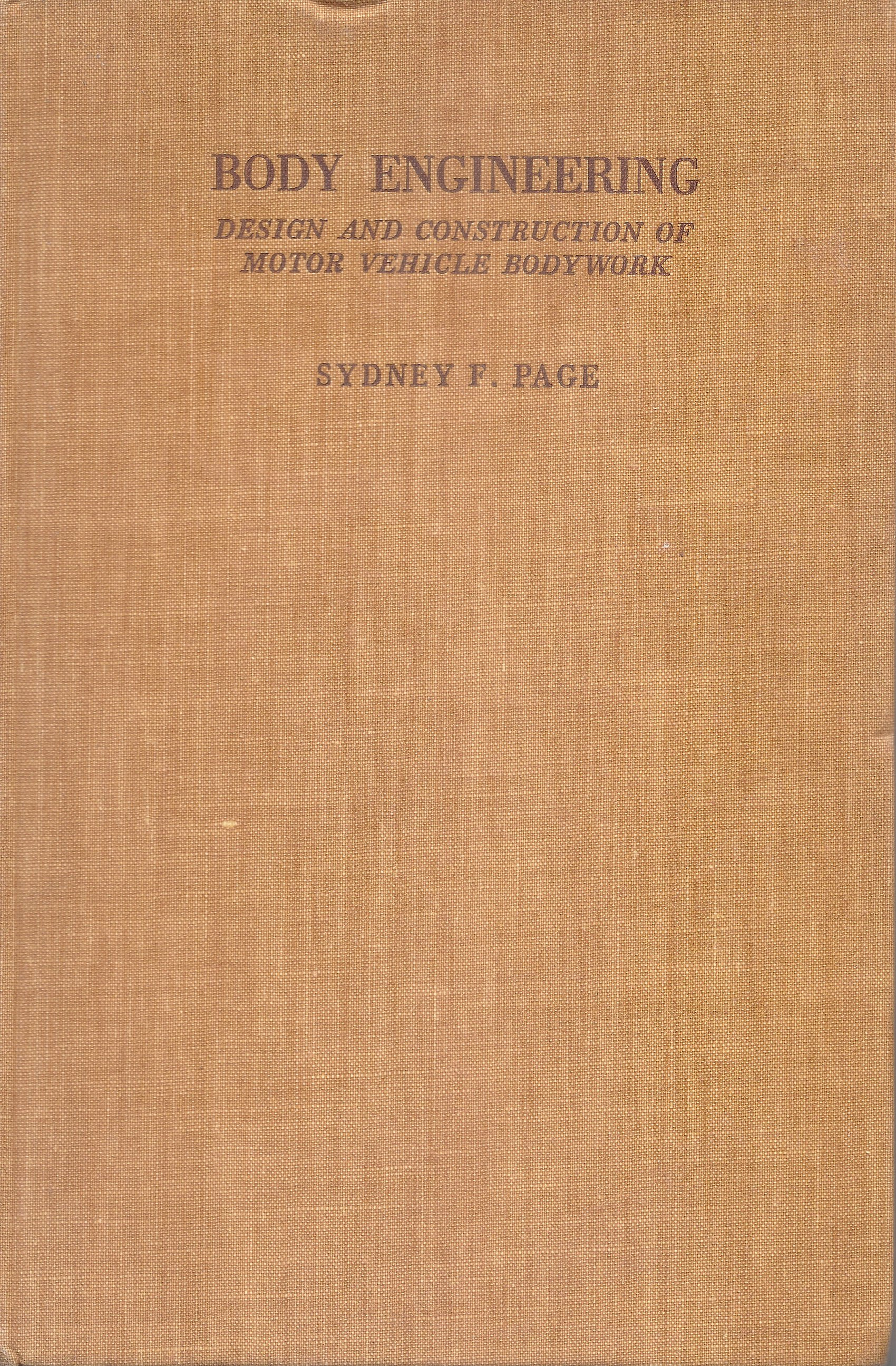 Body Engineering: Design And Construction Of Motor Vehicle Bodywork