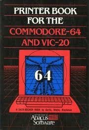 Printer Book For The Commodore 64 And VIC 20