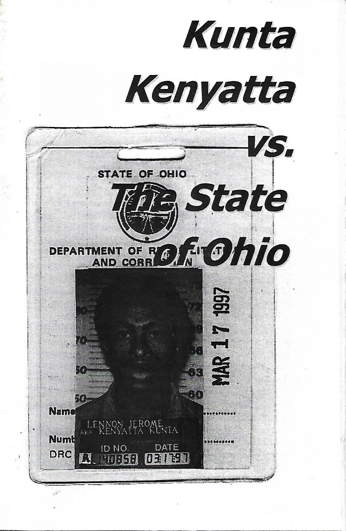 Kunta Kenyatta vs. The State of Ohio (Pamphlet)