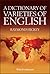 A Dictionary of Varieties o...