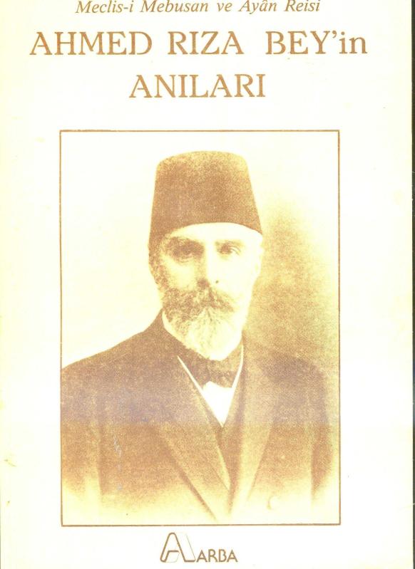 Ahmed Rıza Bey'in Anıları