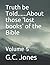 Truth be Told......About those 'lost books' of the Bible by G.C. Jones