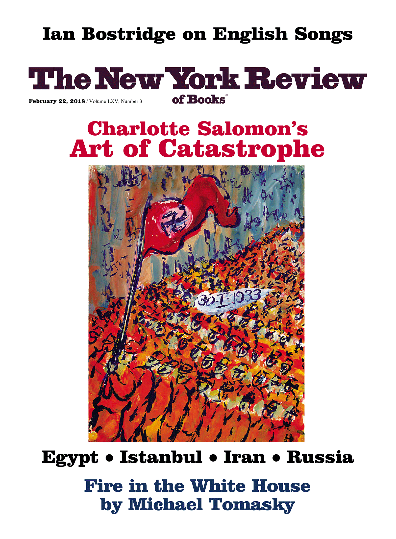 New York Review of Books: Vol LXV, No. 3, 22 February 2018