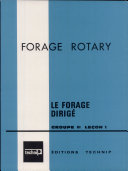 forage rotary: Le forage dirigé, groupe III leçon 1