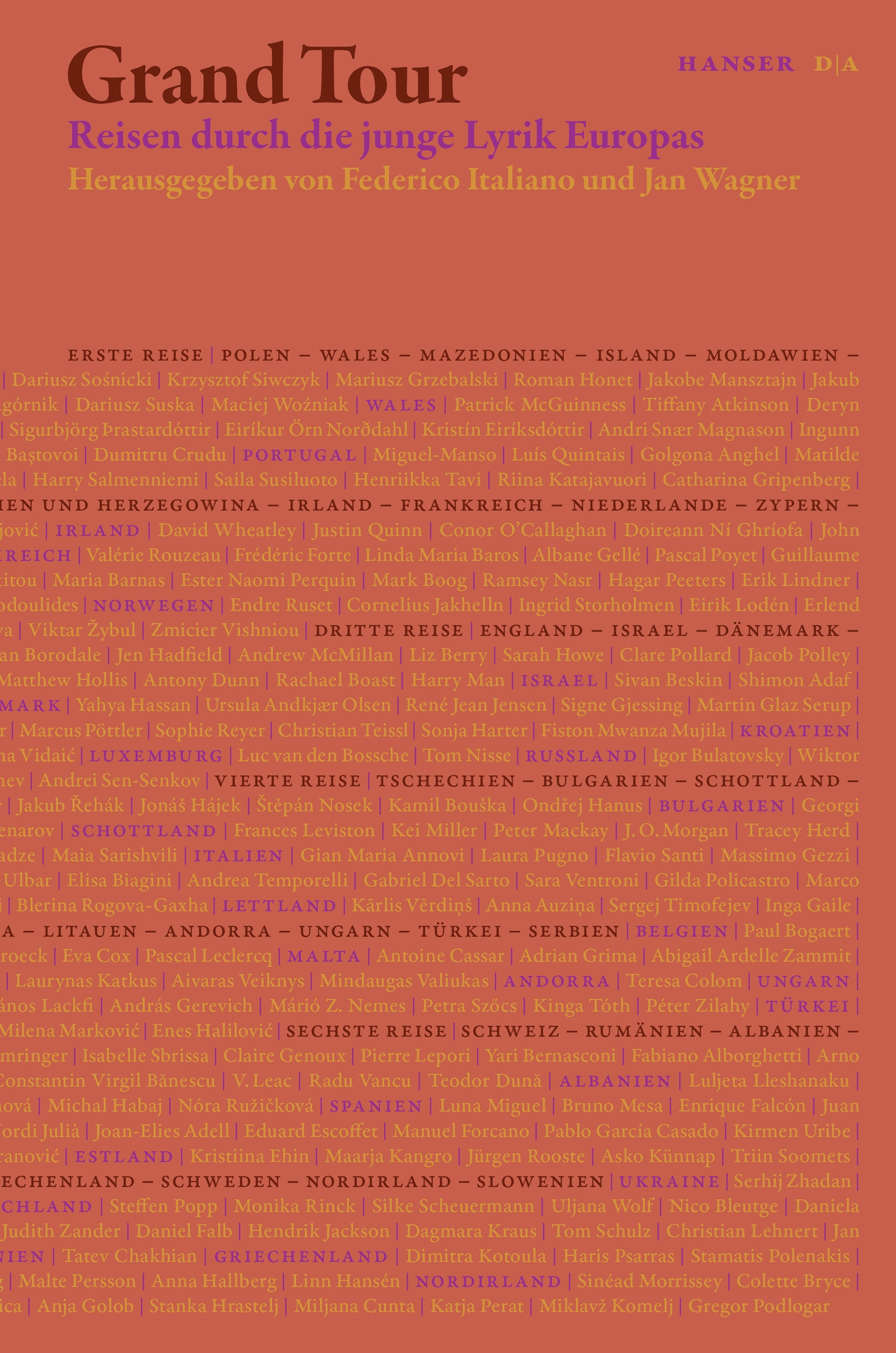 Grand Tour. Reisen durch die junge Lyrik Europas (Hardcover)