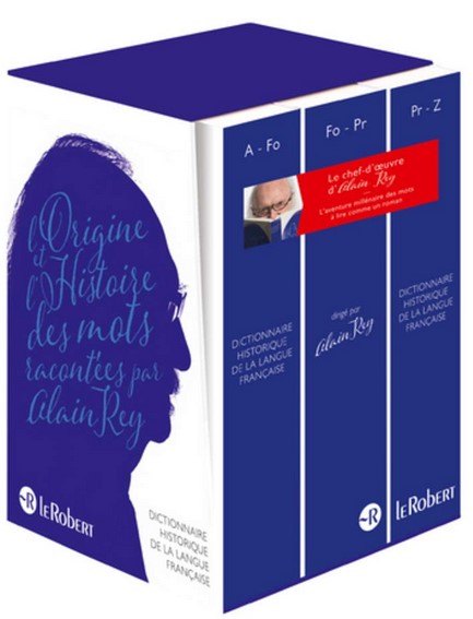 Le Dictionnaire Historique de la langue française - Coffret compact 3 volumes - Nouvelle édition augmentée (Hardcover)