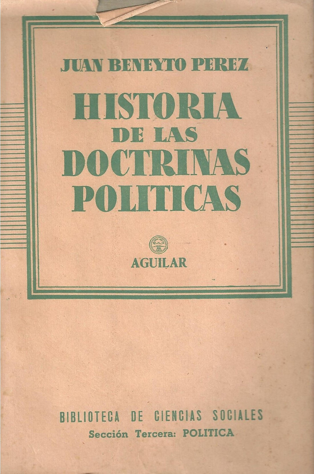 Historia de las Doctrinas Políticas