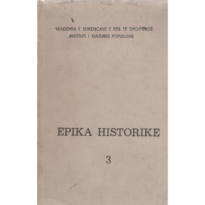 Epika historike: 3