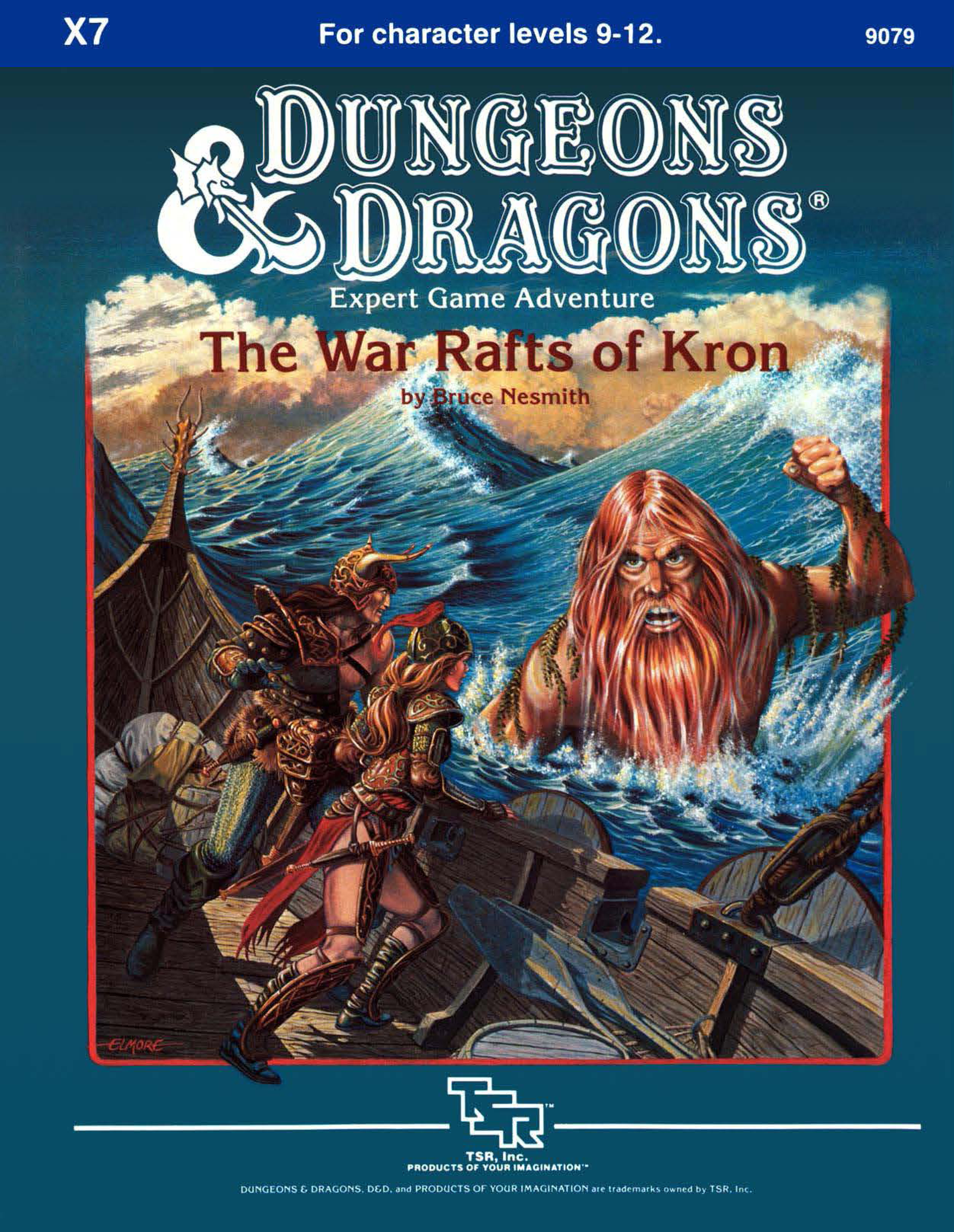 The War Rafts Of Kron (Dungeons & Dragons Module X7)