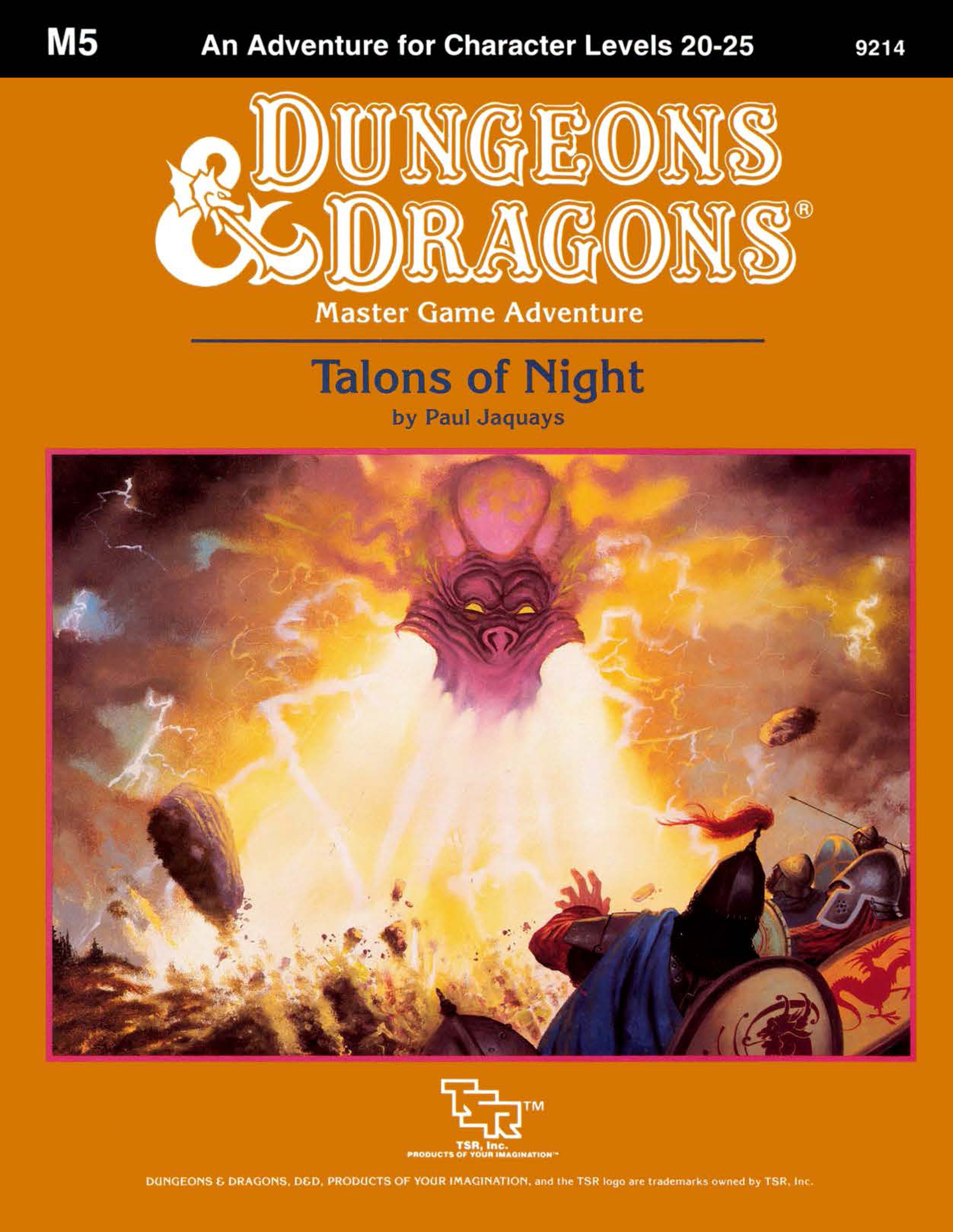 Talons of Night: Standard Module M5 (Dungeons & Dragons)