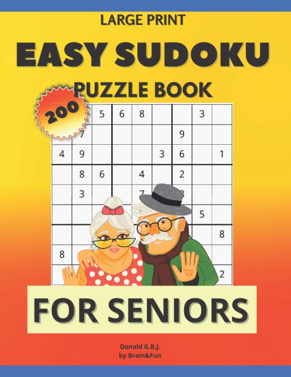 Easy Sudoku Puzzle Book for Seniors (Paperback)