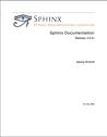 Sphinx Python Documentation Generator User Guide