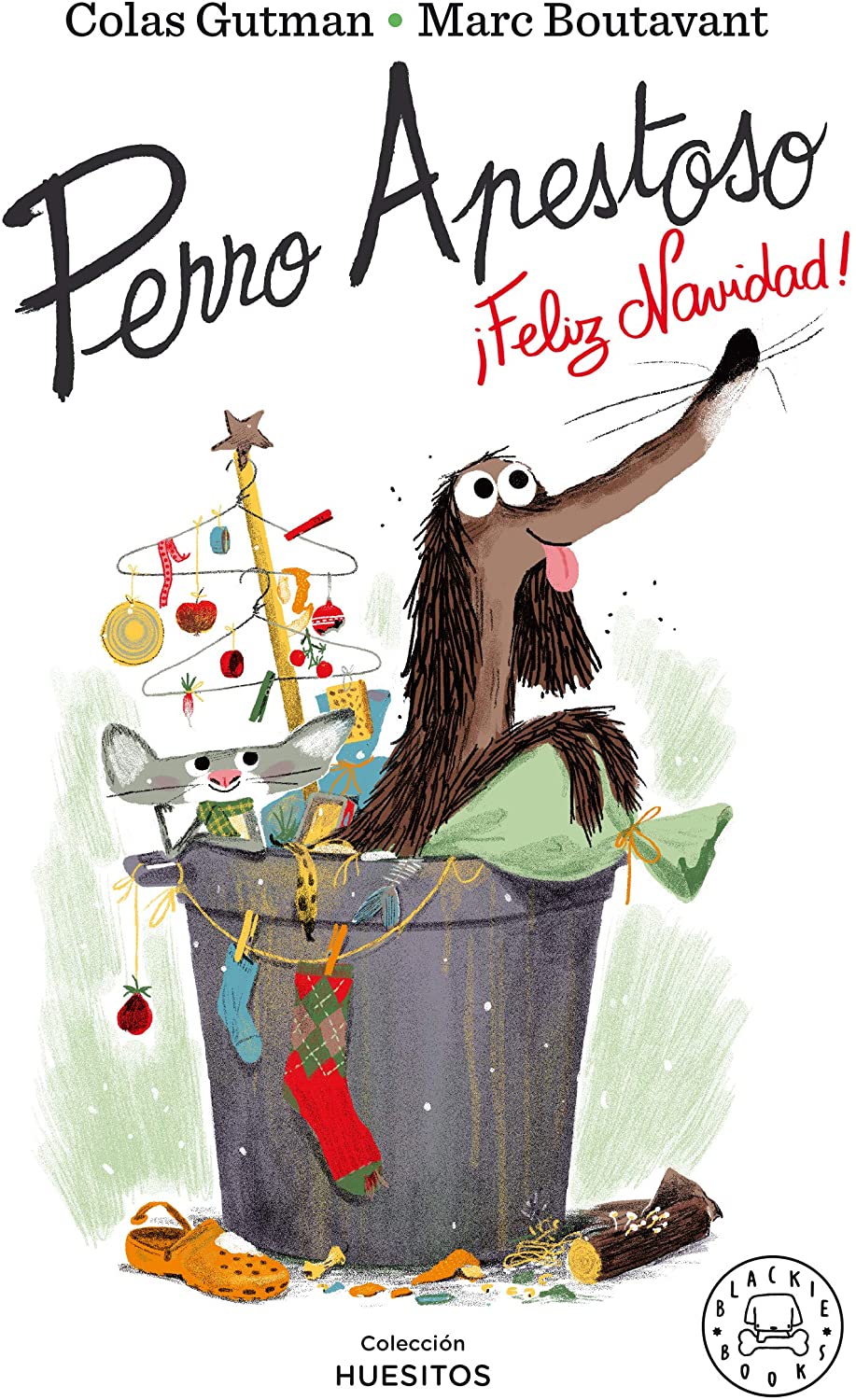 Portada de Perro Apestoso, ¡Feliz Navidad!, de Colas Gutman