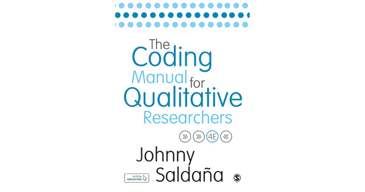 The Coding Manual for Qualitative Researchers by Johnny Saldana