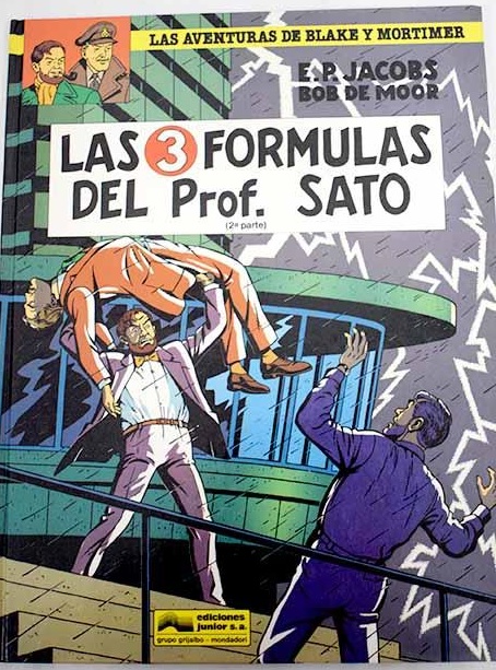 Portada de Las aventuras de Blake y Mortimer 12 Las 3 fórmulas del profesor Sato 2ª parte, de Edgar P. Jacobs