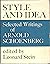 Style and Idea: Selected Writings of Arnold Schoenberg (English and German Edition)