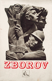 Zborov: Památník k třicátému výročí bitvy u Zborova 2. července 1917