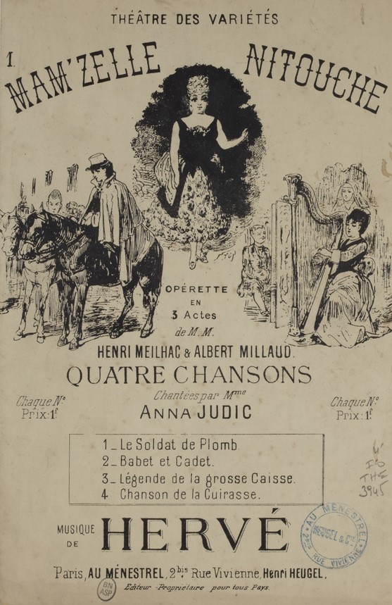 Mam'zelle Nitouche, comédie d'Henri Meilhac et Albert Millaud : illustrations de presse (Paperback)