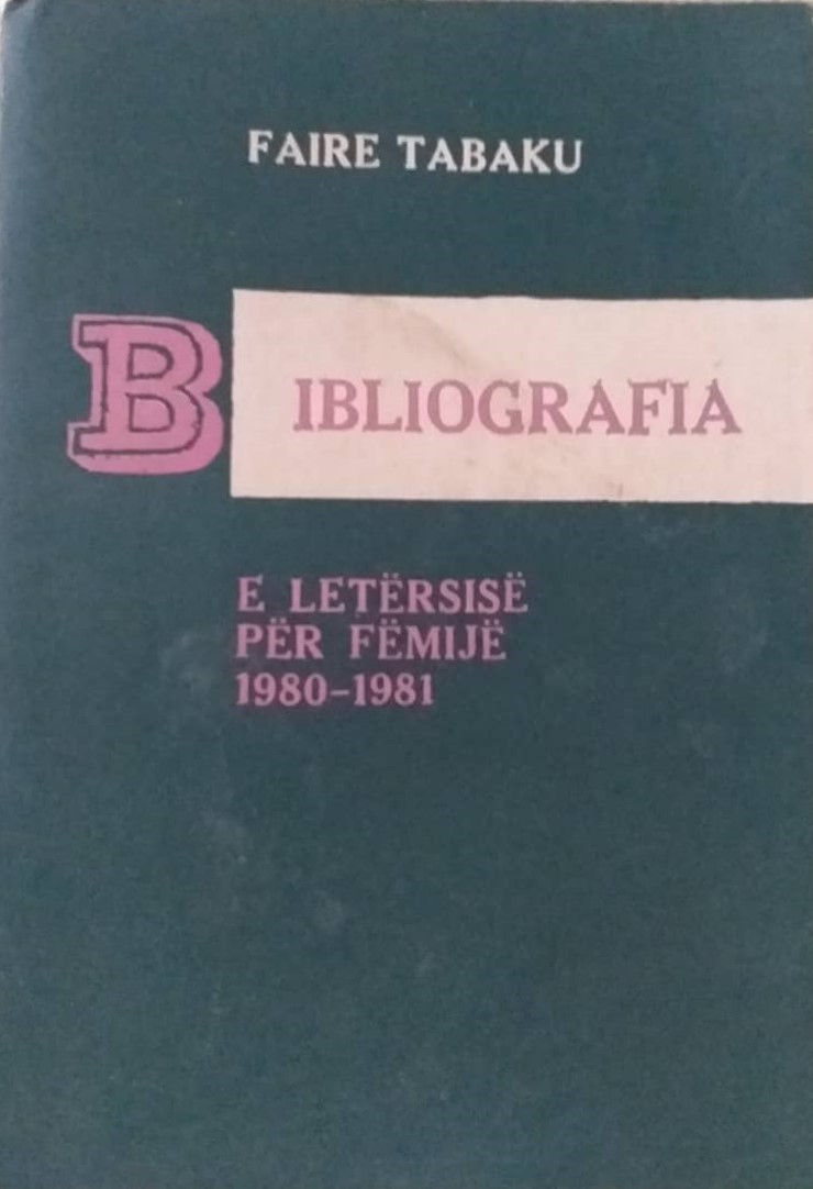 Bibliografia e letërsisë për fëmijë 1980-1981