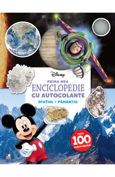 Disney. Prima mea enciclopedie cu autocolante: Spatiul. Pamantul (Paperback)