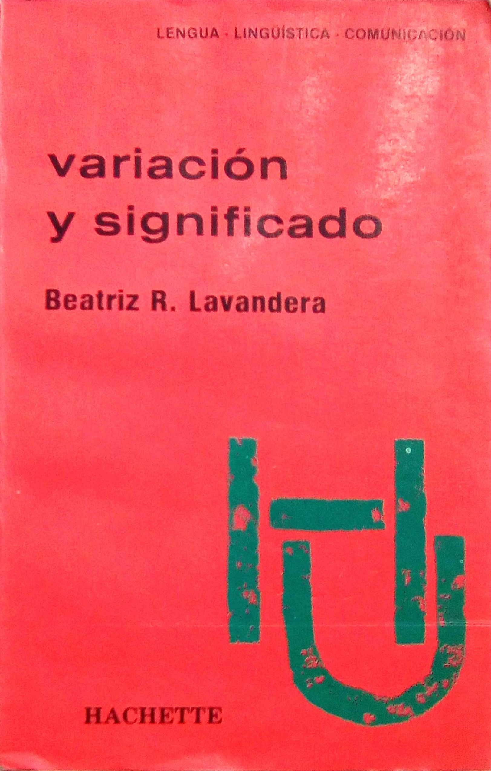 Variación y significado (Paperback)