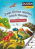 Leseprofi Erstes Lesen mit Bildern Vorschule: Zwei Dinos wollen nach Hause