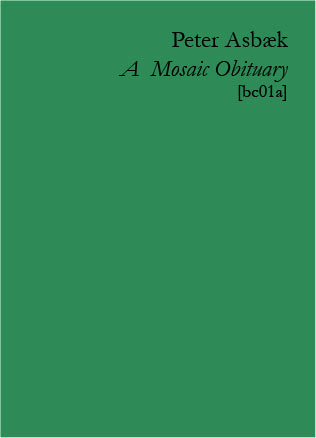 A Mosaic Obituary (Hardcover)