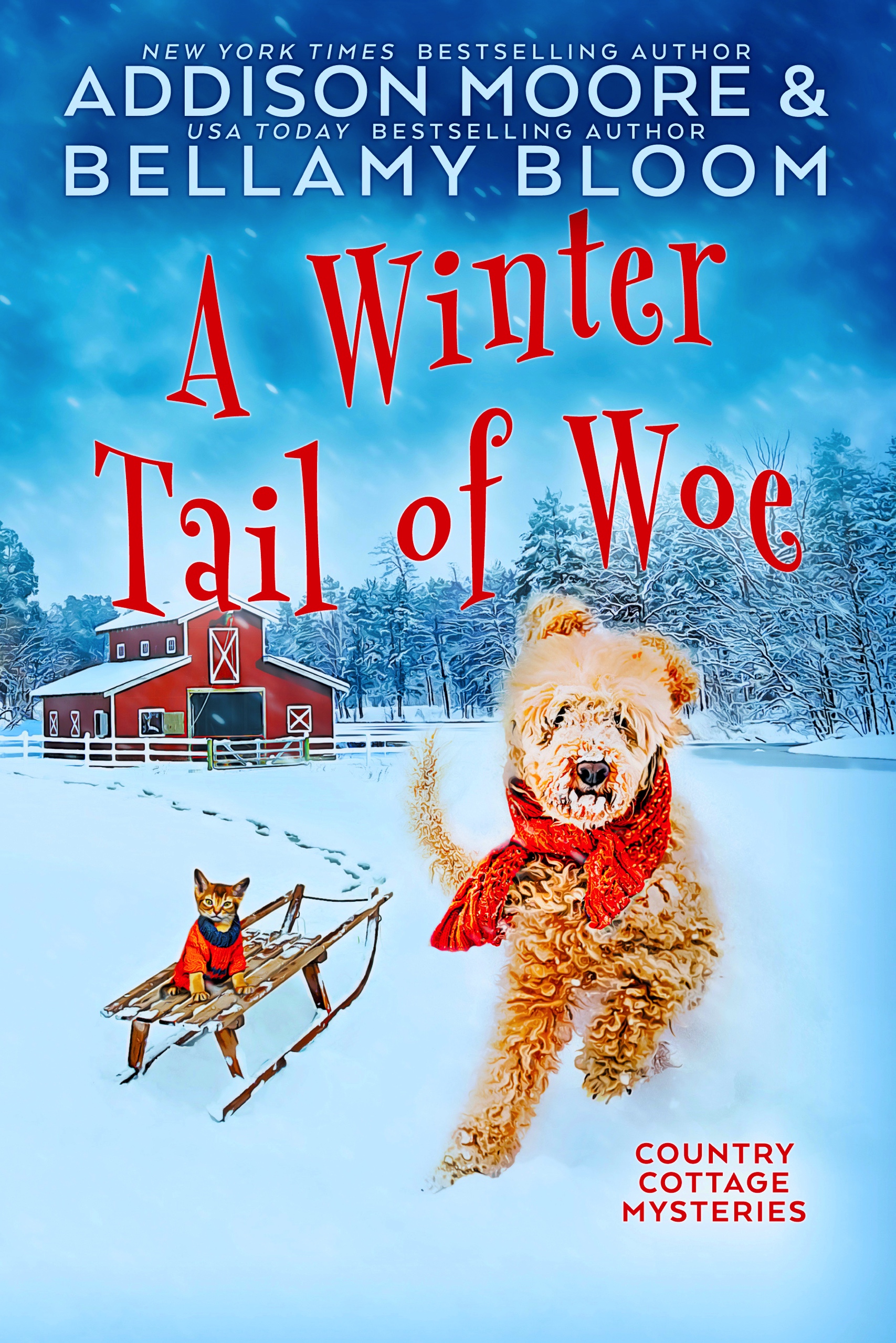 A Winter Tail of Woe (Country Cottage Mysteries, #14)
