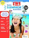 Evan-Moor Daily Summer Activities, Grade 3-4 Workbook, Stickers, Prevent Learning Loss, Reading Comprehension, Writing, Math, Grammar, Punctuation, Spelling, Multiplication, Fractions, Geography, Maps Evan-Moor Daily Summer Activities, Grade 3-4 Workbook, Stickers, Prevent Learning Loss, Reading Comprehension, Writing, Math, Grammar, Punctuation, Spelling, Multiplication, Fractions, Geography, Maps