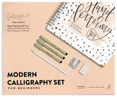 Modern Calligraphy Kit for Beginners: A Creative Craft Kit for Adults featuring Hand Lettering 101 Book, Brush Pens, Calligraphy Pens, and More (Calligraphy Practice Book Series)
