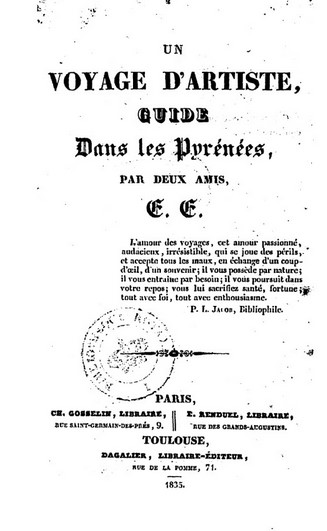 Un voyage d'artiste, guide dans les Pyrénées (Hardcover)